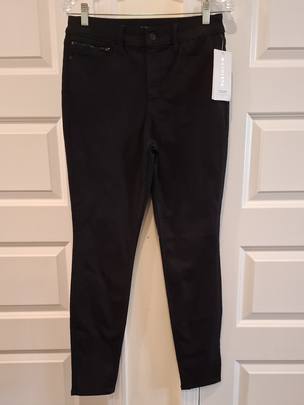 New Athleta Flex Ultra Skinny Jean Black Size 10
